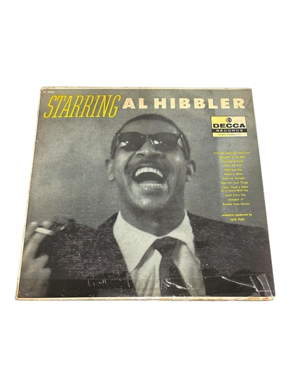Vintage Al Hibbler Vinyl LP Starring Al Hibbler Decca Vocal Jazz Black USA